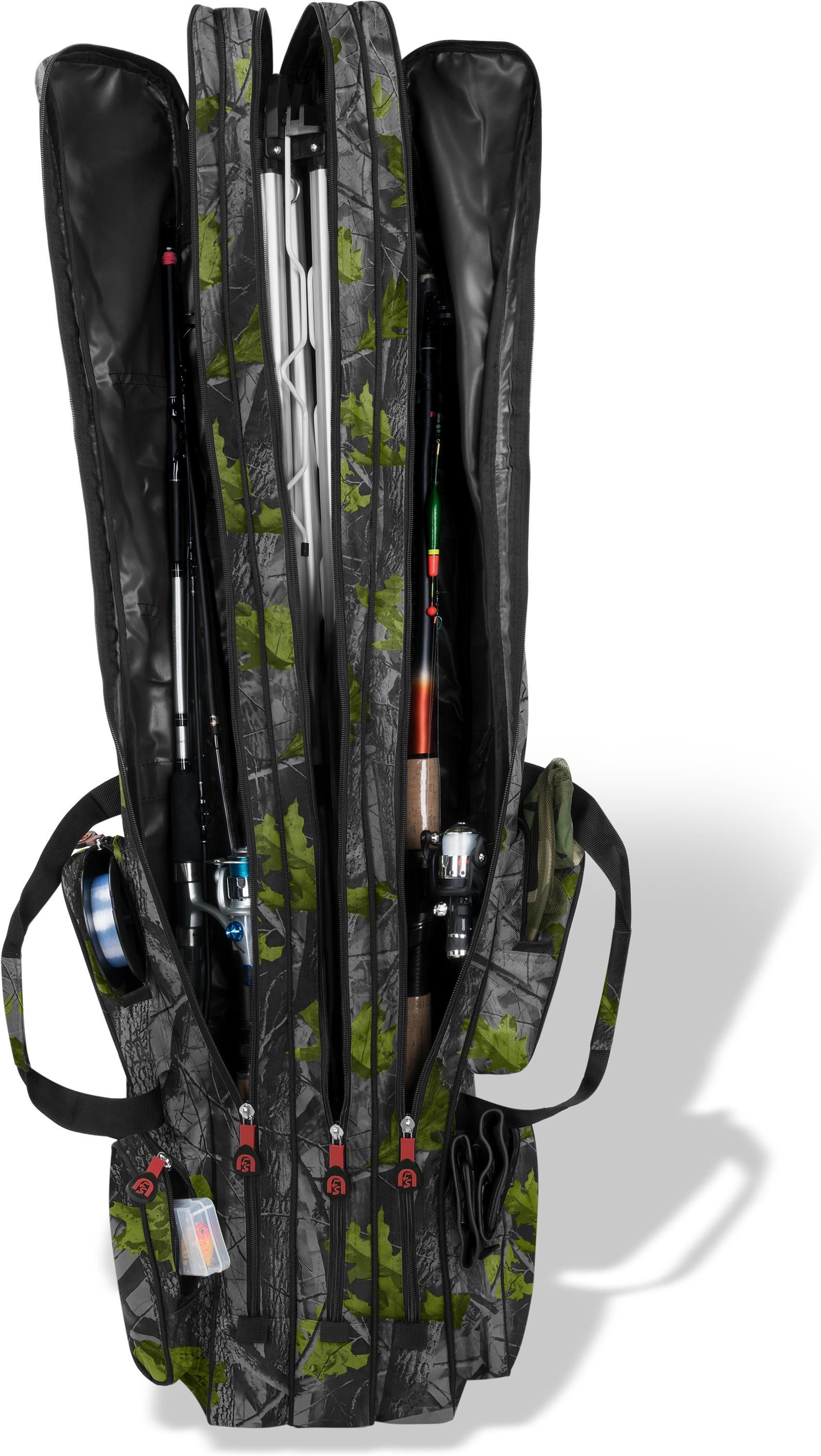 normani Angelrutentasche, Rutenfutteral Angelrutenrucksack Angelrutentasche günstig online kaufen