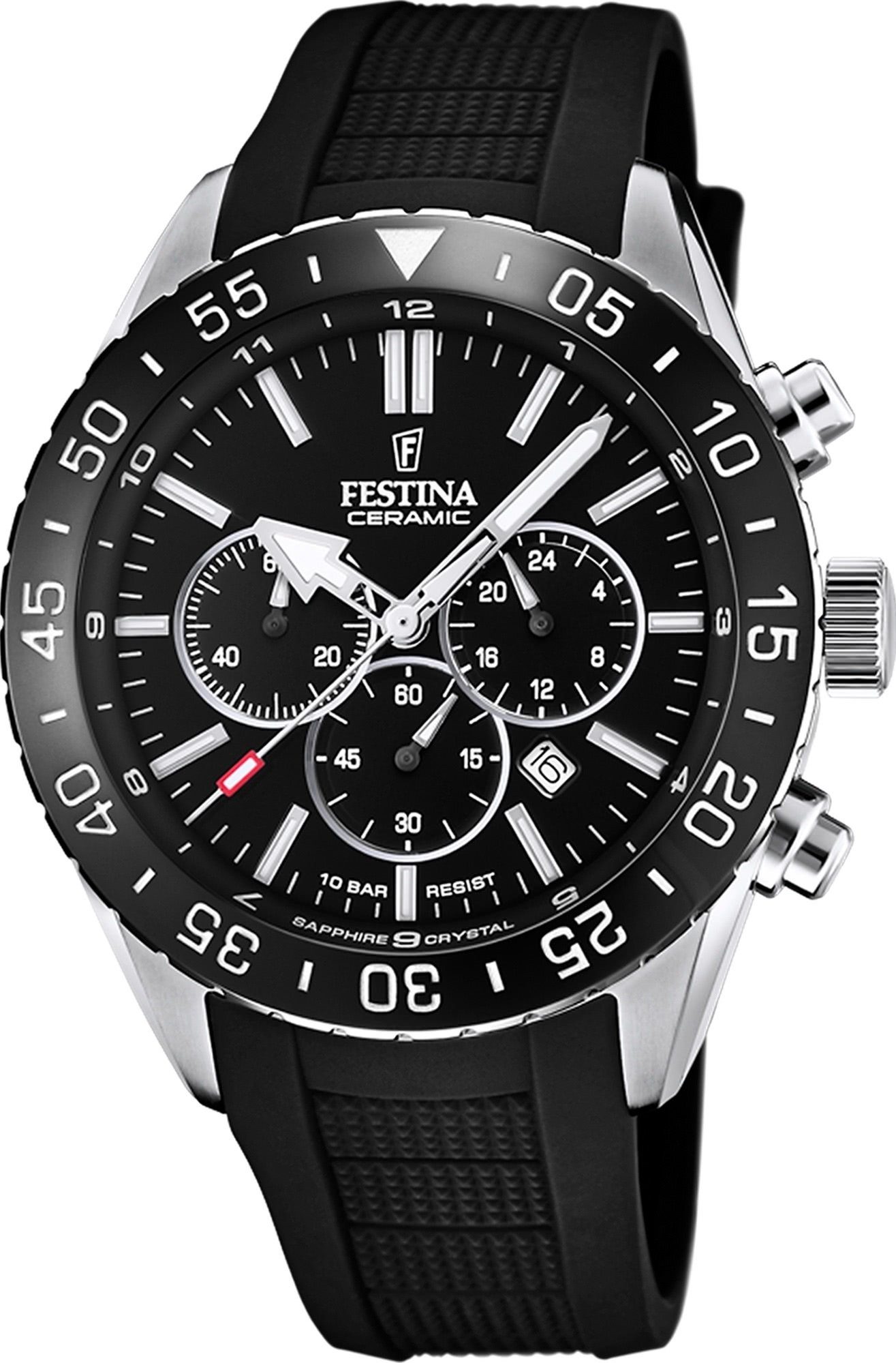 Festina Quarzuhr Festina Herren Uhr F20515/2 Silikonband, (Analoguhr), Herr günstig online kaufen
