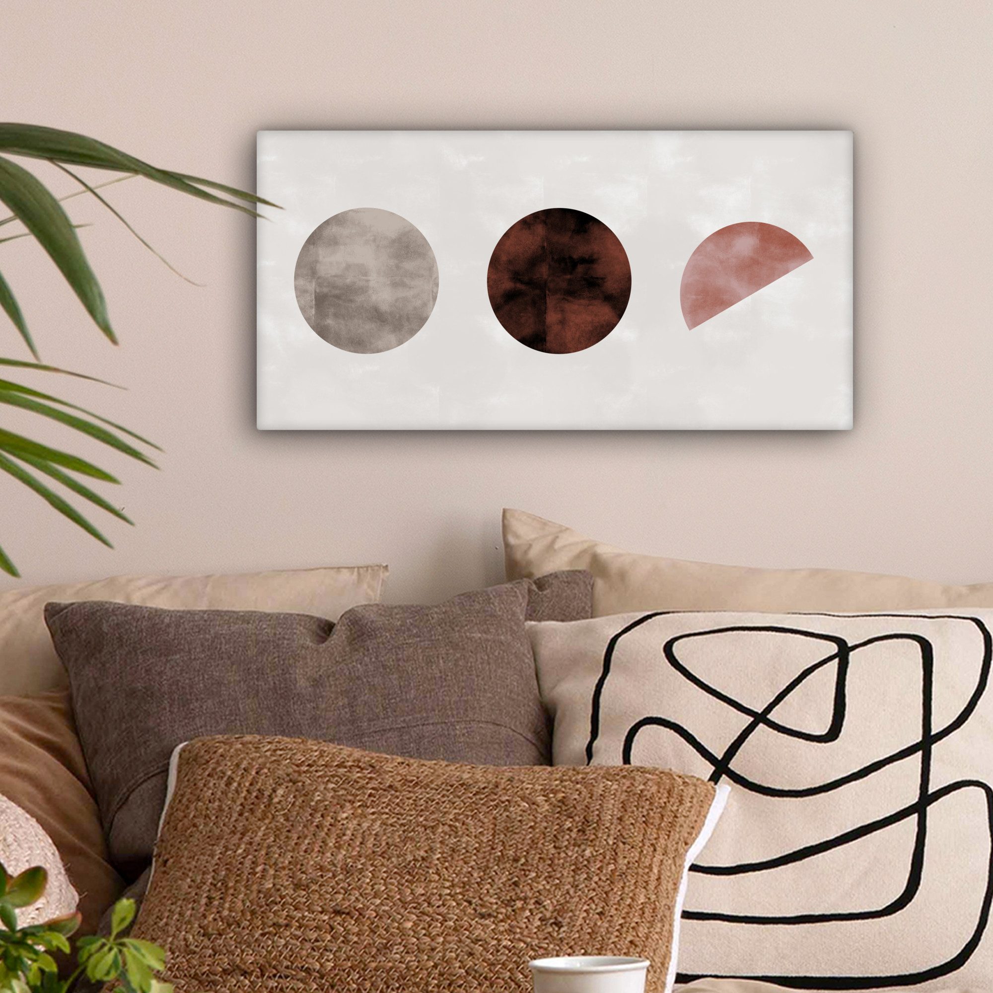 OneMillionCanvasses® Leinwandbild Panorama Formen - Farbe günstig online kaufen