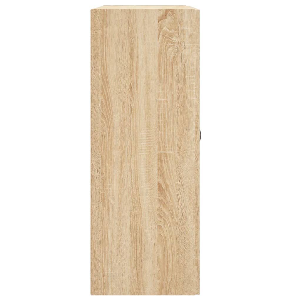 (1 St) Wandschrank cm Eiche Sonoma Sideboard vidaXL Sonoma-Eiche 69,5x34x90 Holzwerkstoff