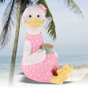 440s Wandspruch 440s Figur Ente Liselotte aus Polyresin, ca. 40 cm H (1 St)