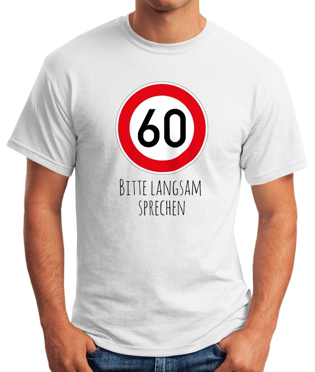 MoonWorks Print-Shirt Herren T-Shirt Geburtstag 60 günstig online kaufen