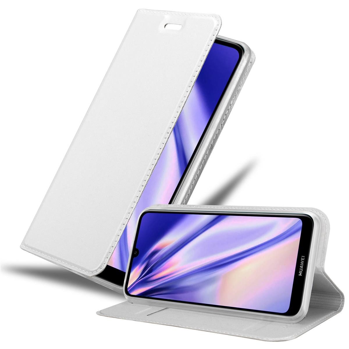Cadorabo Handyhülle für Huawei Y6 2019 Hülle Huawei Y6 2019, Schutzhülle Hülle mit Standfunktion, Magnetverschluss und Kartenfach