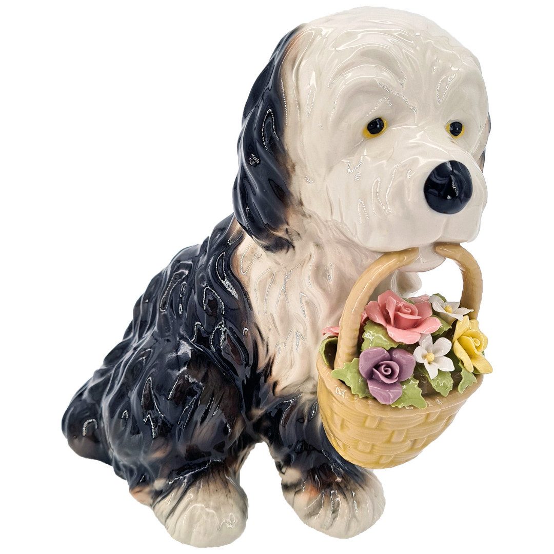 abc HOME Spieluhr Hund, Porzellan, Melodie, 18 cm H