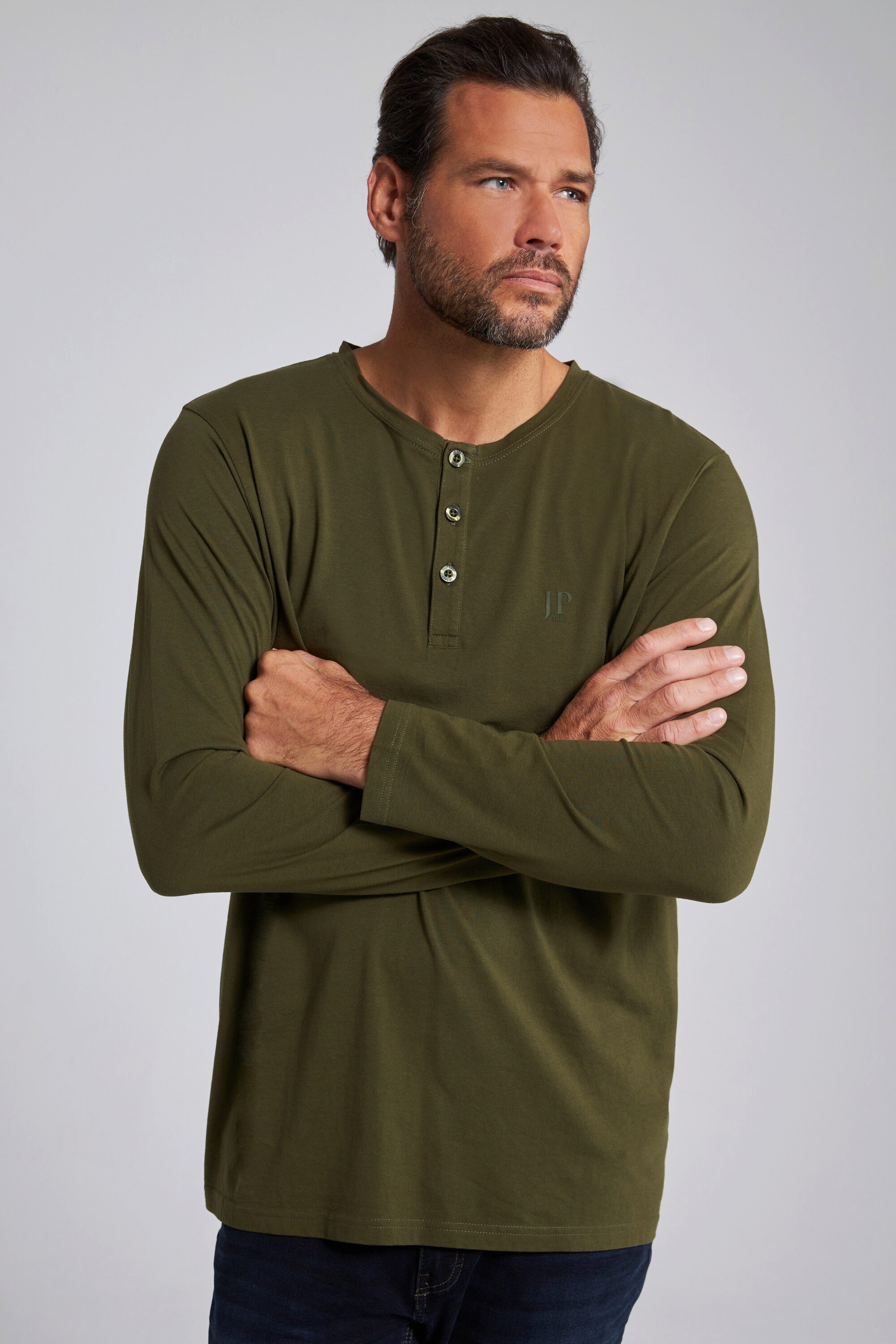 JP1880 T-Shirt JP1880 Henley Basic Shirt günstig online kaufen