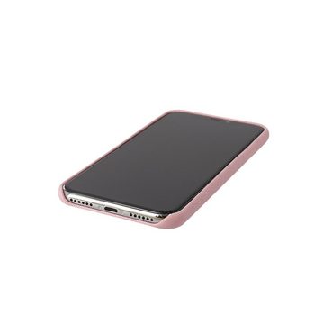 KMP Creative Lifesytle Product Handyhülle Echtleder Schutzhülle für iPhone X Rose 5,8 Zoll