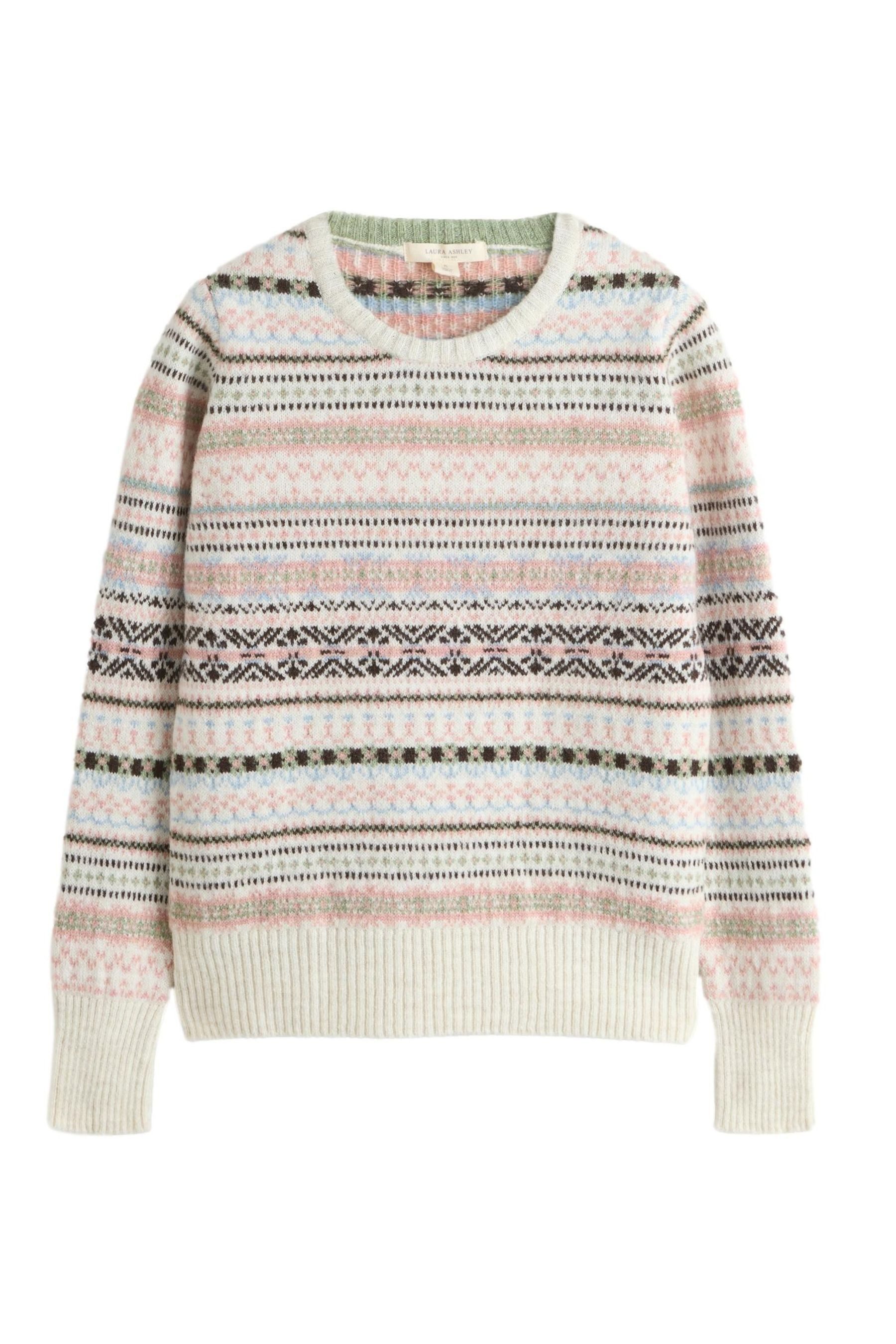 LAURA ASHLEY Norwegerpullover Laura Ashley Pullover mit Fairisle-Muster (1-tlg)