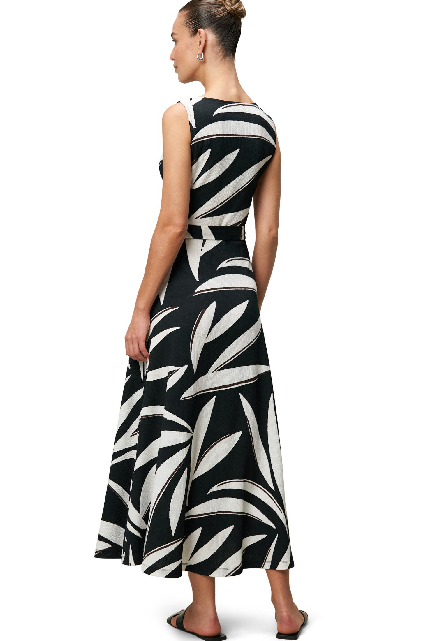 Zero Jerseykleid Damen Sommerkleid Jerseykleid mit Wickeloptik Wickeldesign