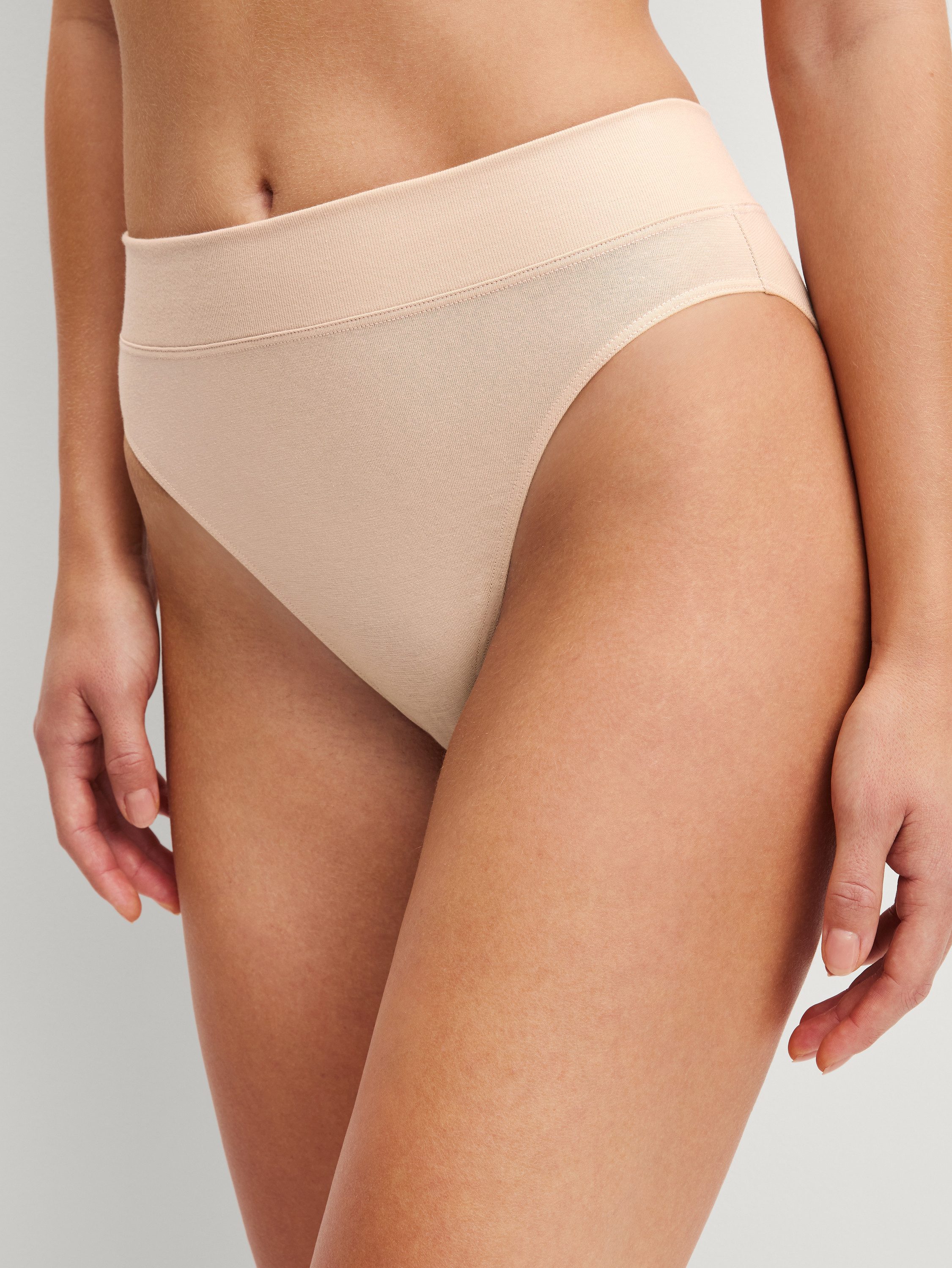 CALIDA Taillenslip Elastic Damen (1-St) breiter Softbund, High Waist, atmungsaktive Single Jersey-Qualität