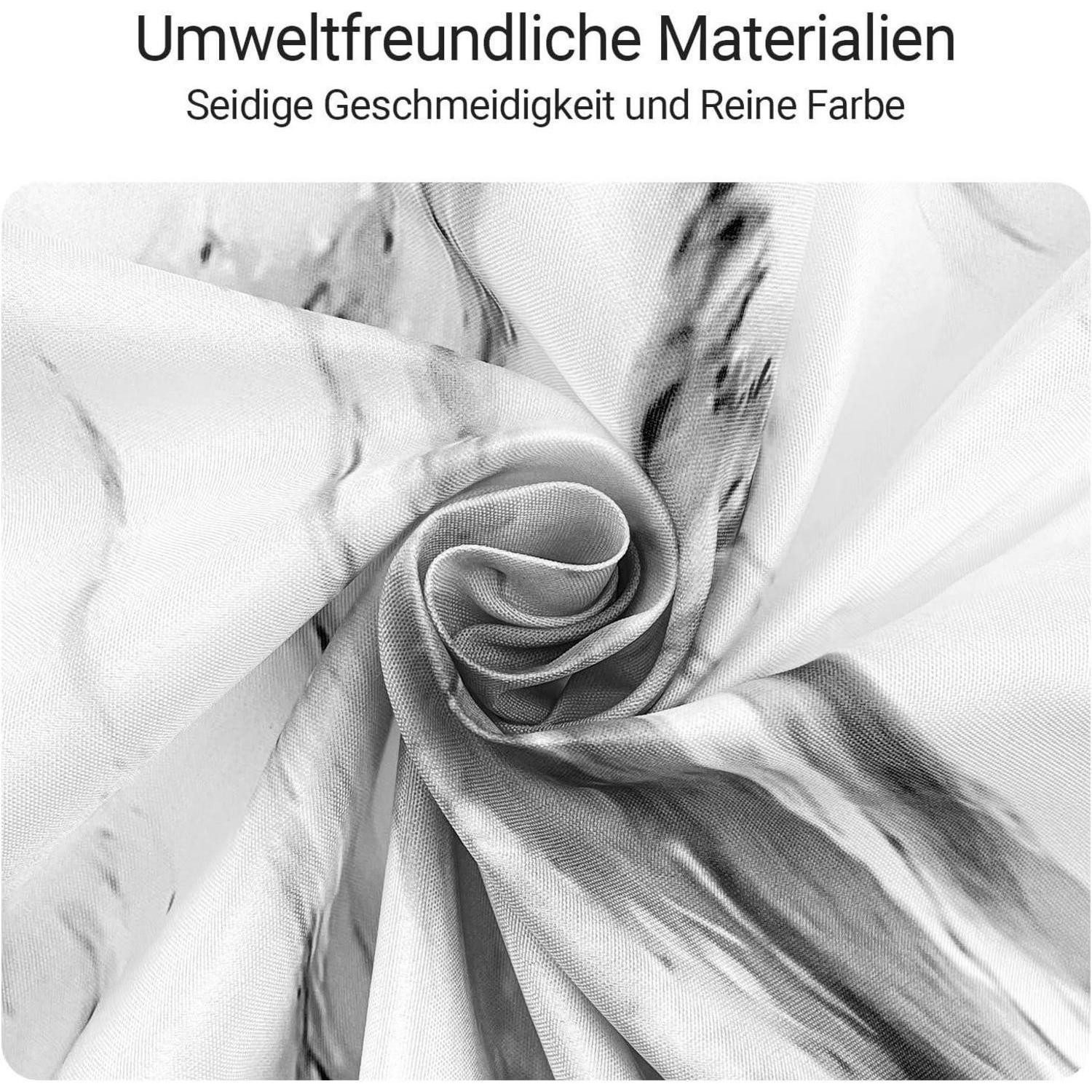 LuxusKollektion Duschvorhang Duschvorhang 240x180cm Marmor Antischimmel Textil Wasserabweisend