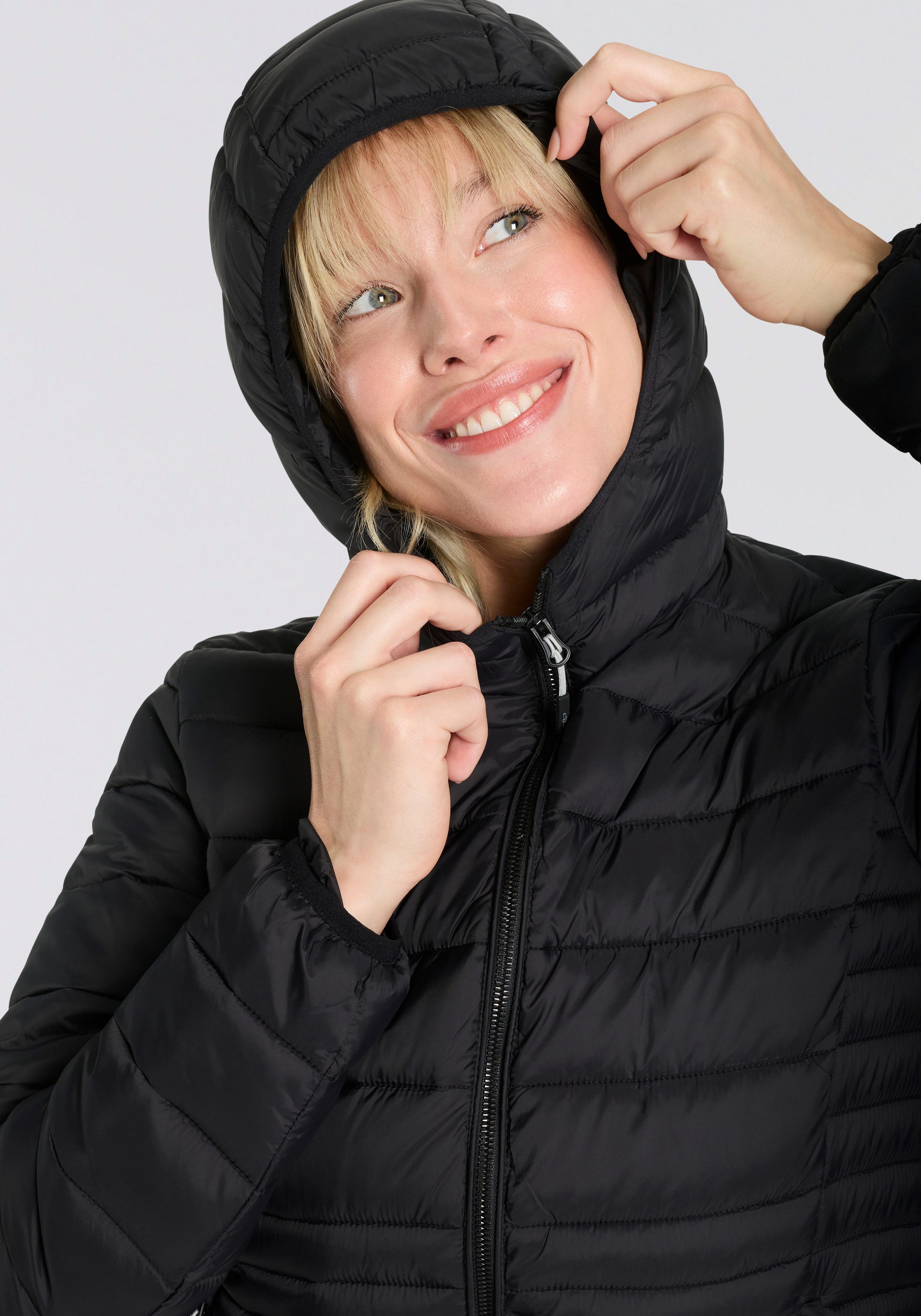 CMP Steppjacke mit Kapuze, wasserabweisend