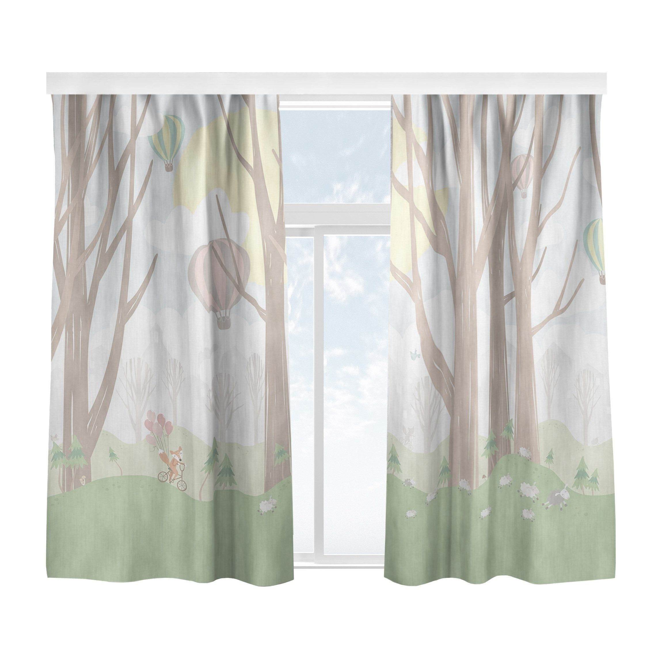 Bilderdepot24 Vorhang Gardine Natur Wald Modern günstig online kaufen