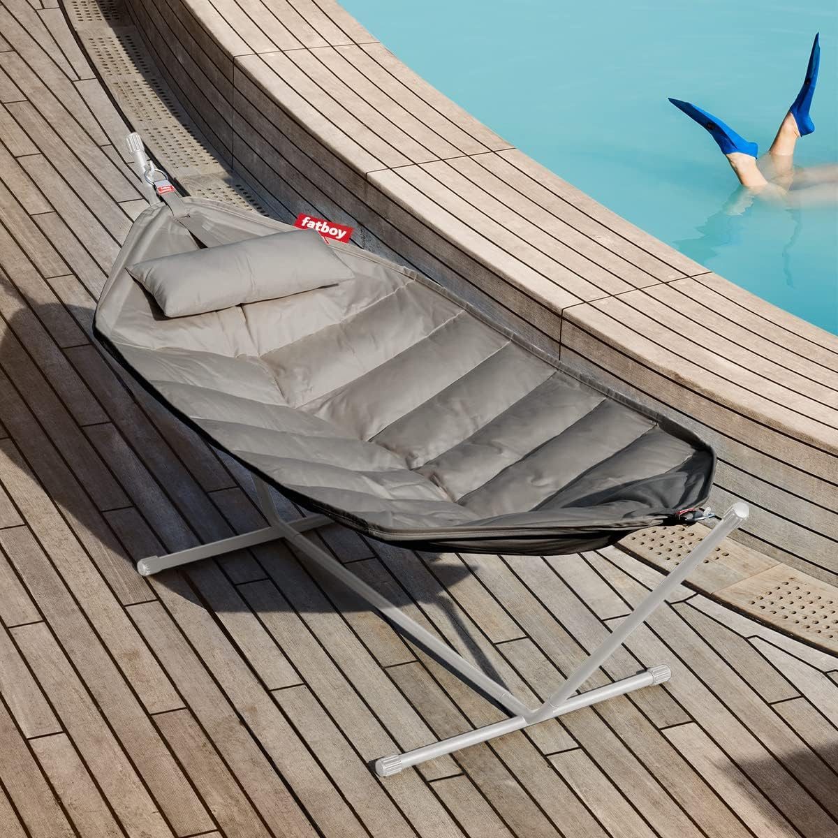 FATBOY Stabhängematte Fatboy Headdemock Deluxe Hängematte Hellgrau