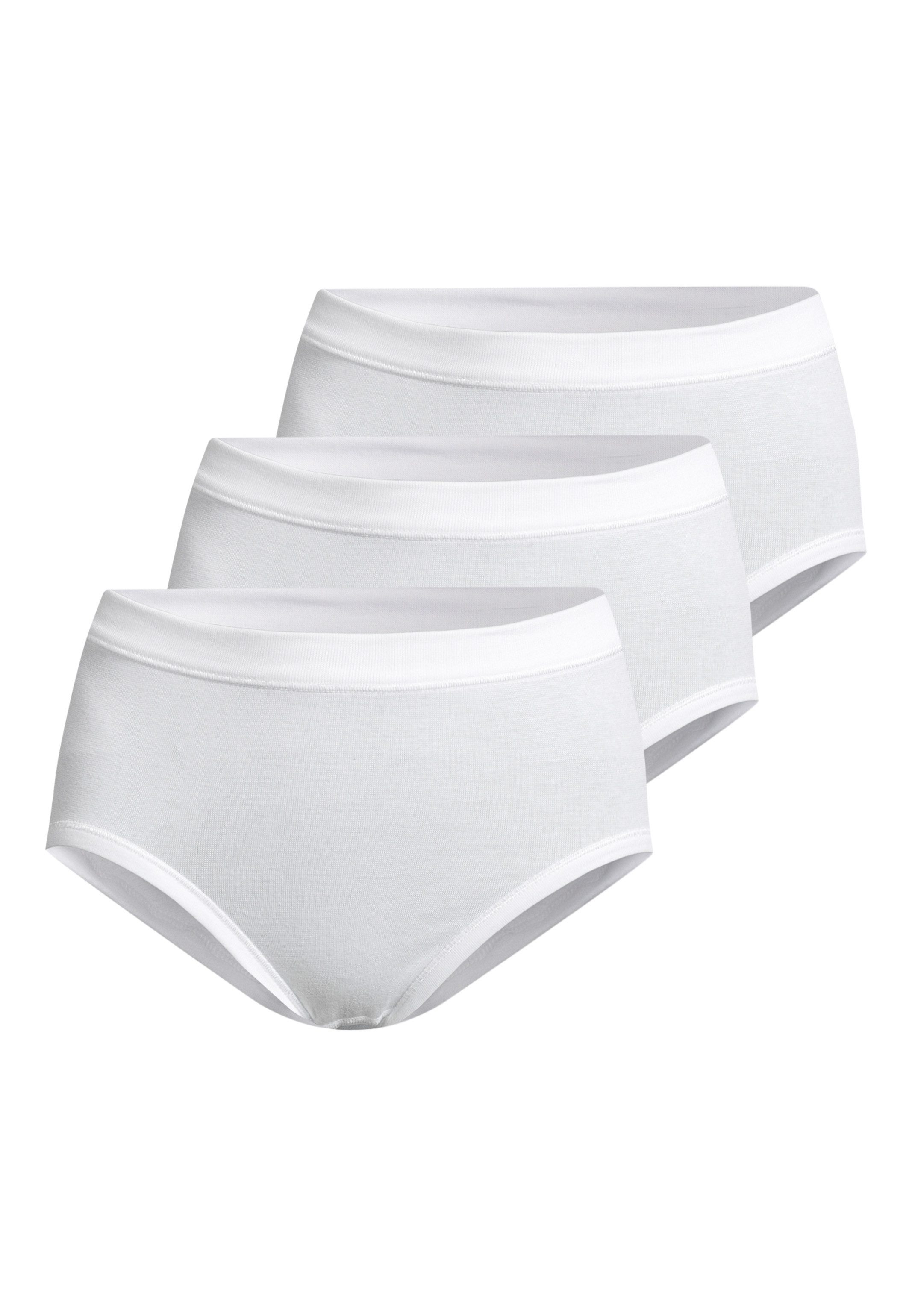 conta Taillenslip 3er Pack Feinripp (Spar-Set, 3-St) Taillen Slip - Baumwolle - Atmungsaktiv - Weiche Feinripp-Qualität