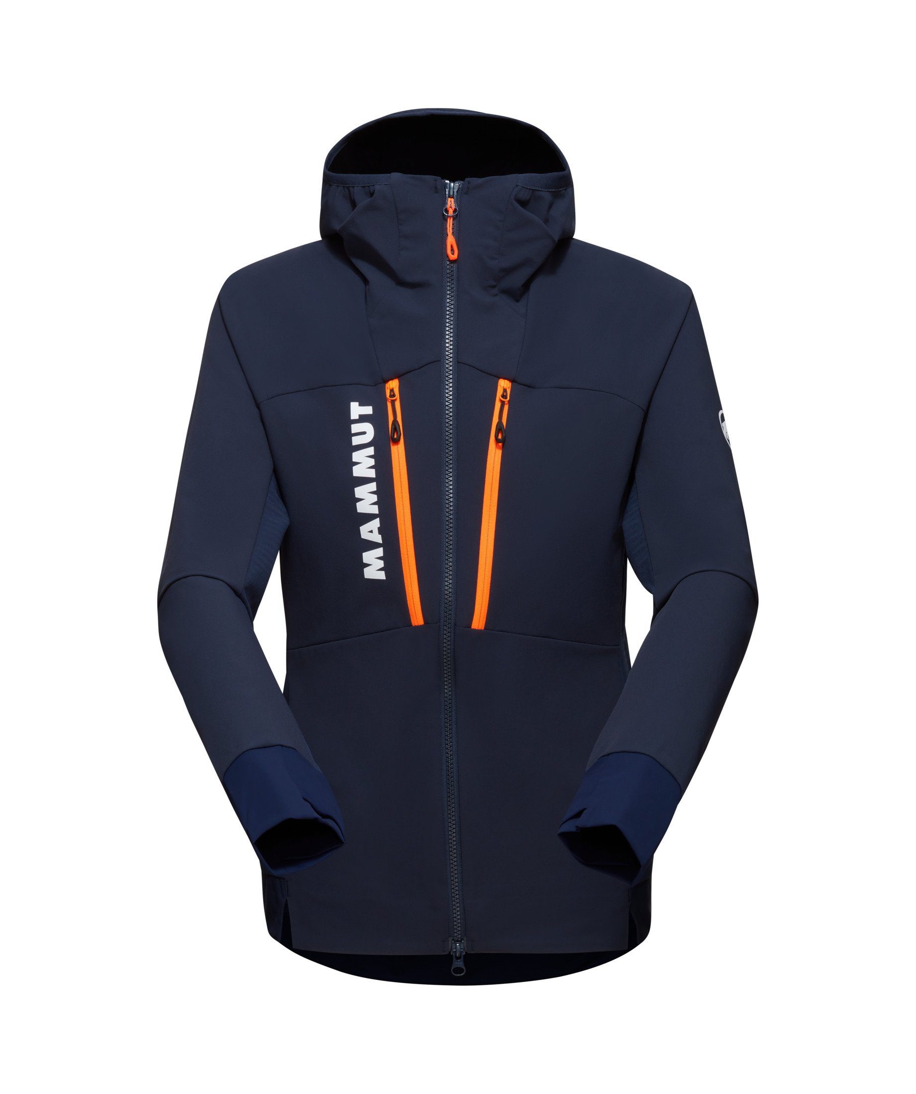 Mammut Softshelljacke Aenergy SO Hybrid Hooded Jacket Women marine-vibrant orange