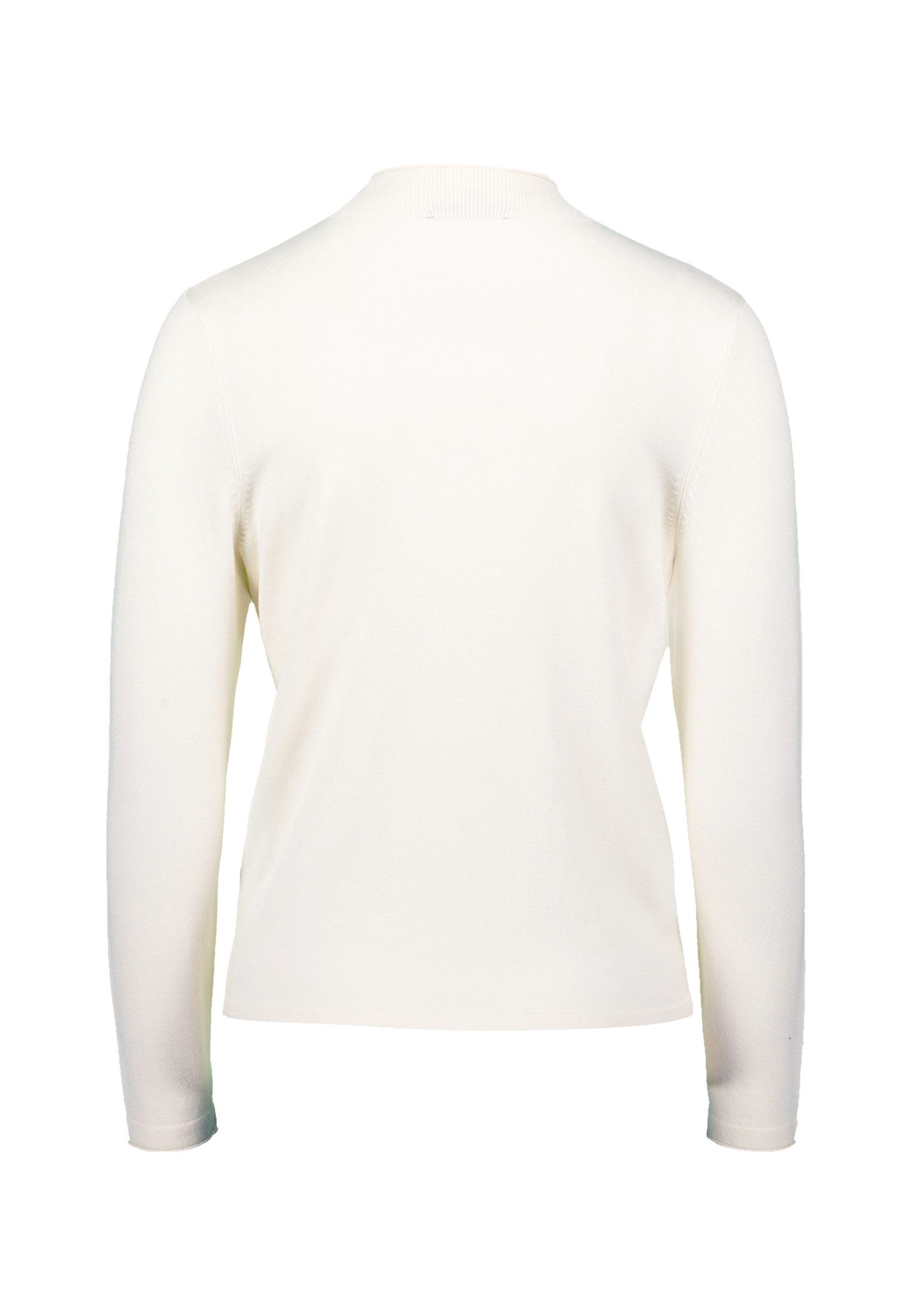 Zero Strickpullover Damen mit hohem Kragen (1-tlg) Plain/ohne Details