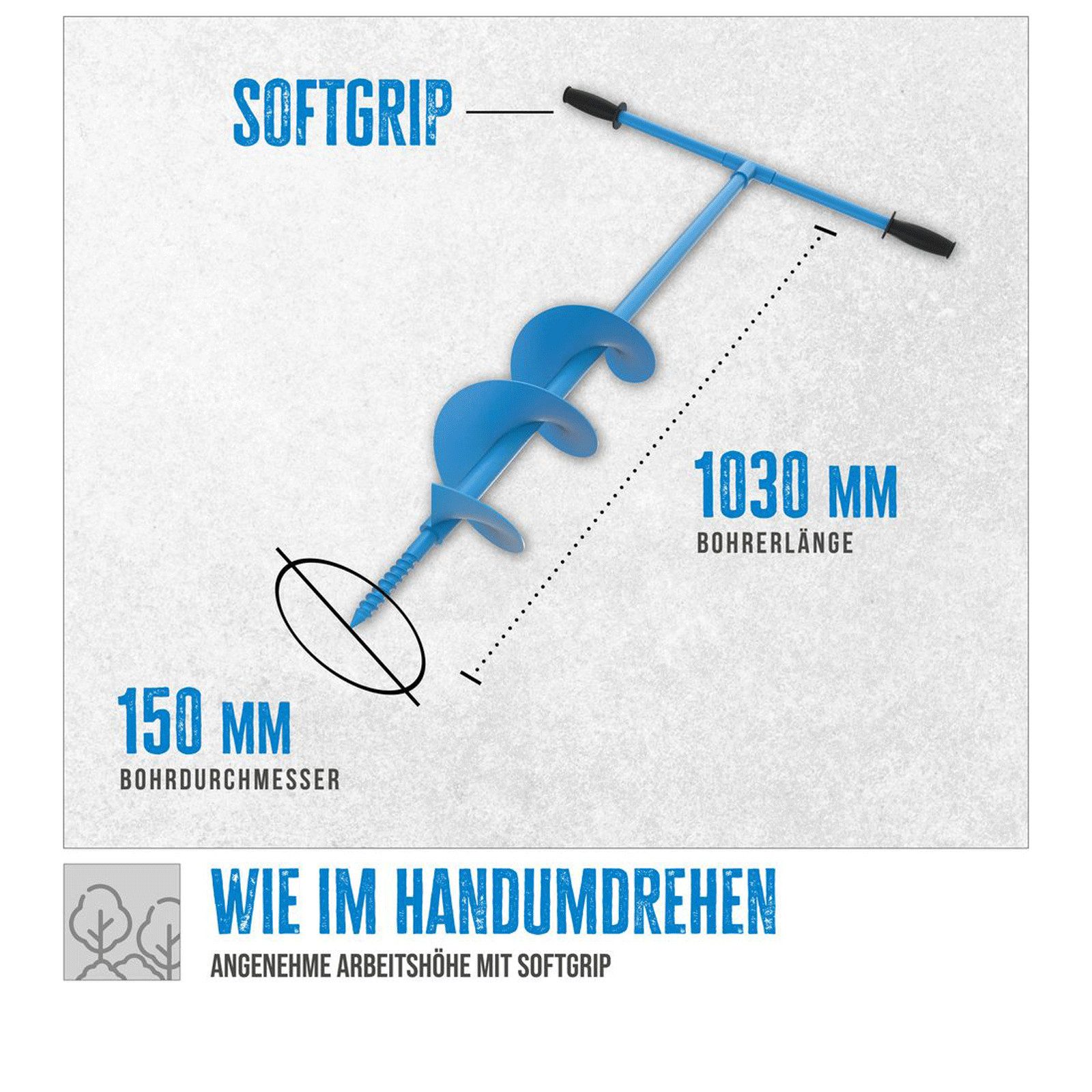 Güde Erdbohrer Güde Handerdbohrer GH 150 Erdbohrer Erdlochbohrer 94136 günstig online kaufen