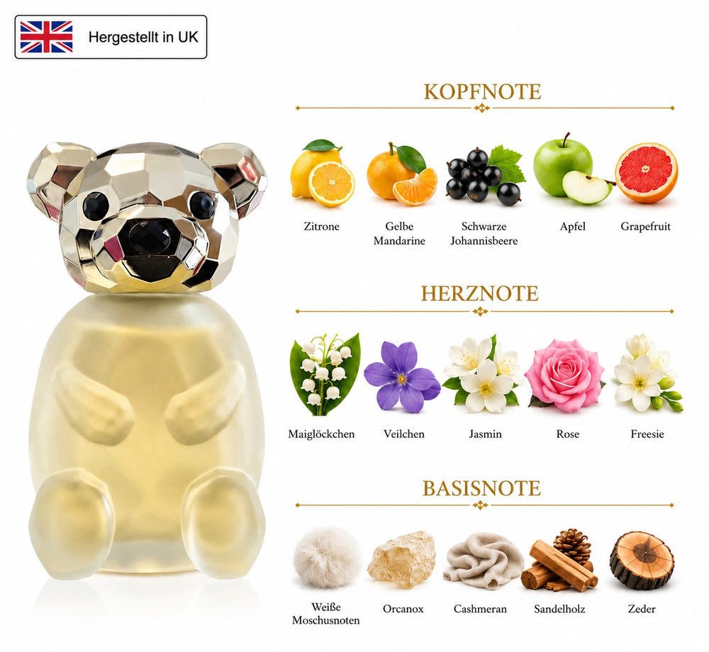 Fine Perfumery London Eau de Parfum Berbrini Betty Parfum Woman Frisch, Blumig 100 ml