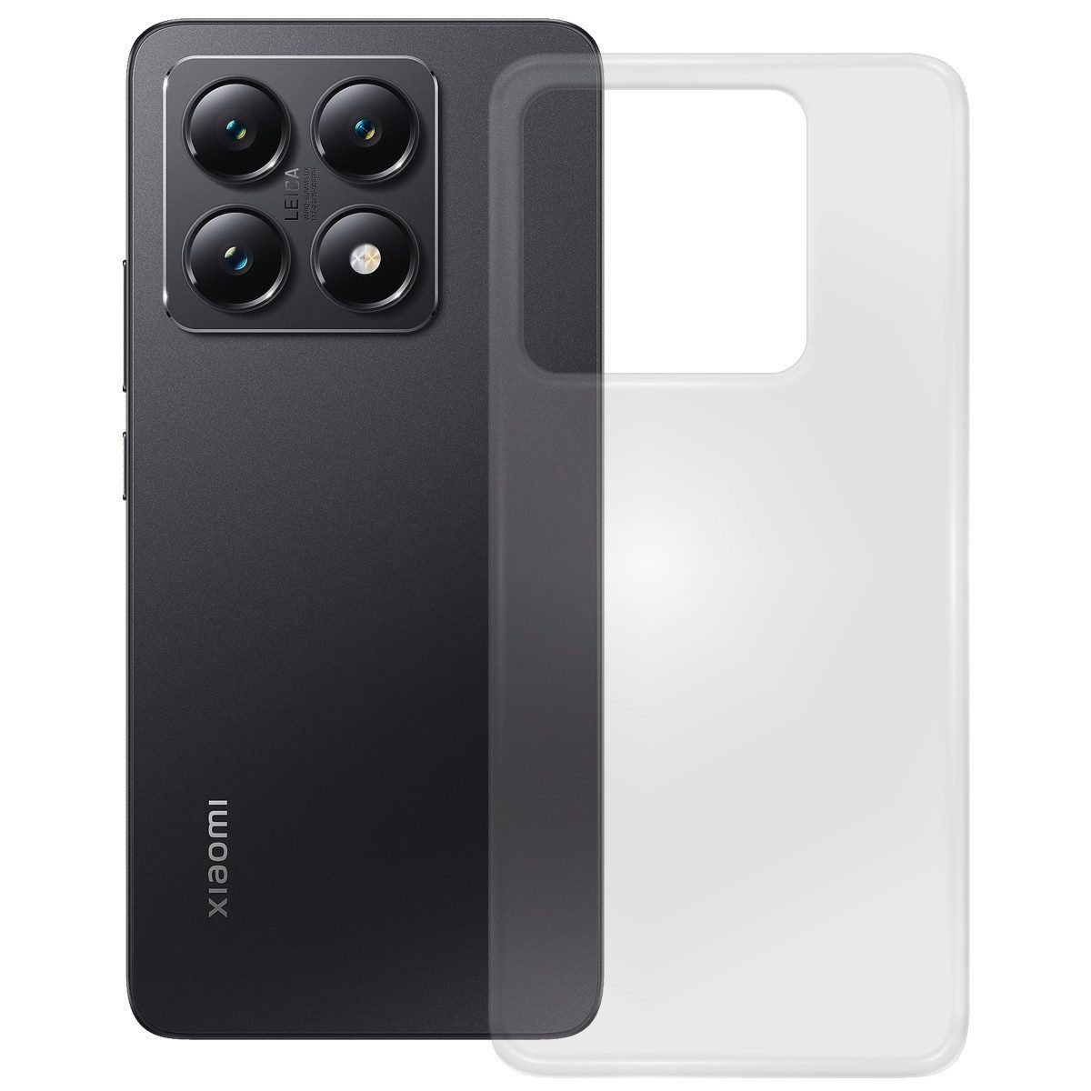 PEDEA Smartphone-Hülle Soft TPU Case für Xiaomi Redmi 14T, transparent