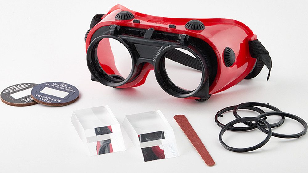 Astromedia Experimentierkasten Umkehrbrille - Bilder auf dem Kopf, (Bausatz, 1-tlg), Mint-Förderung