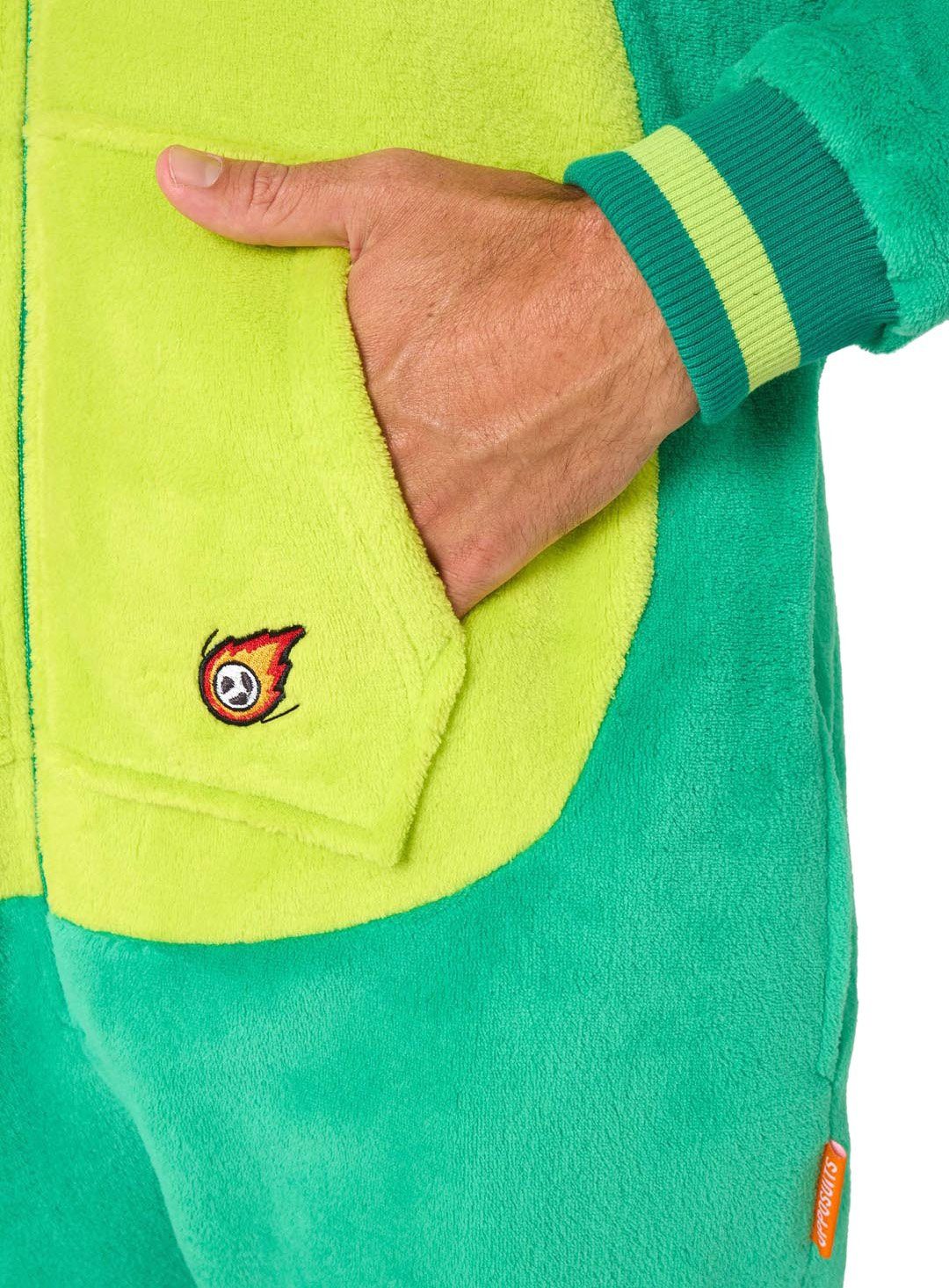 Opposuits Kostüm Dinosaurier Onesie, Der Overall beweist: jedes Tier eignet sich zum Kuscheln!