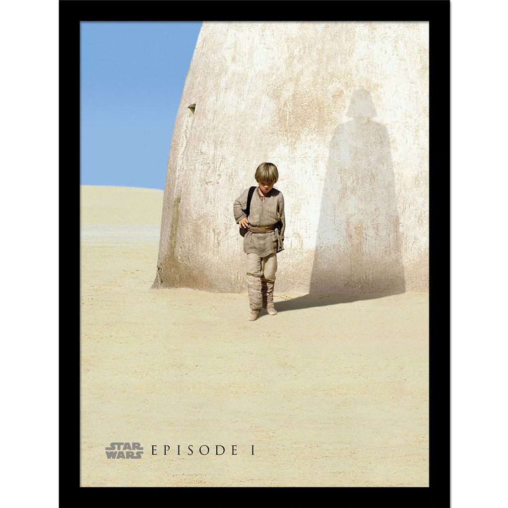 Star Wars Bild mit Rahmen Episode 1 Anakin, Gerahmtes Bild Kunstdruck