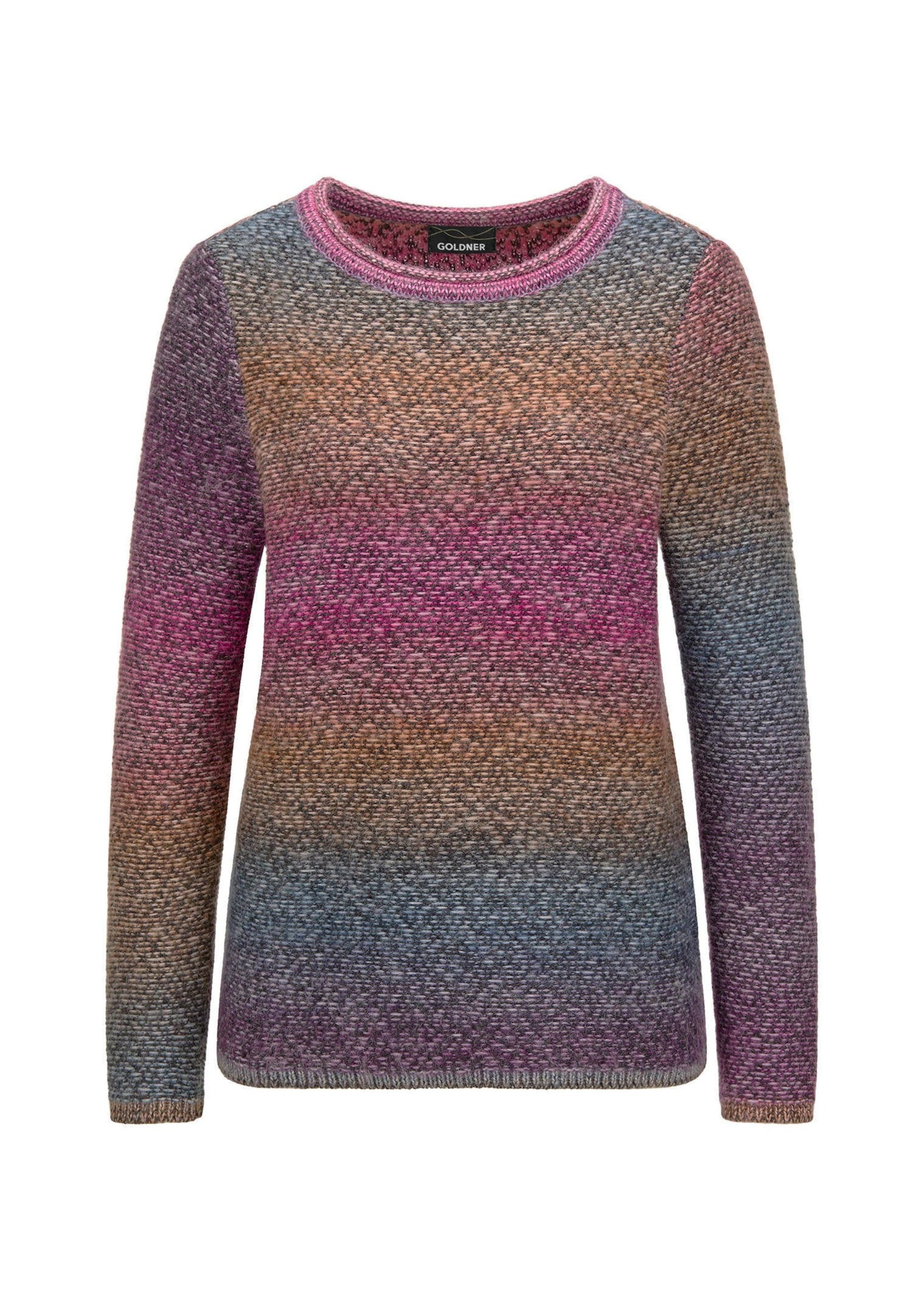 Strickpullover Langarm Pullover mit U-Boot-Ausschnitt