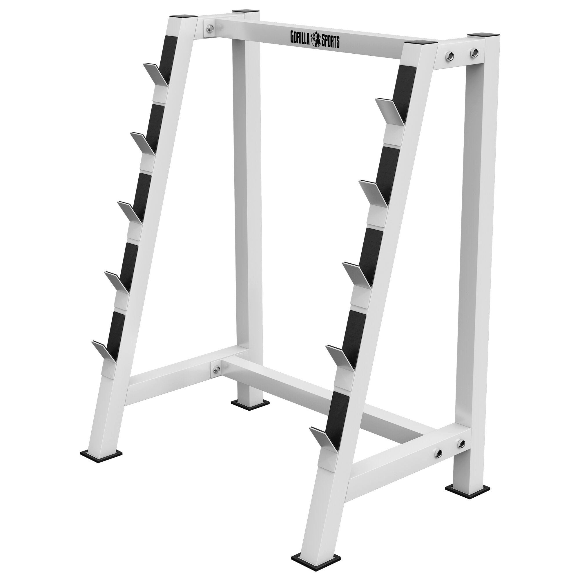 GORILLA SPORTS Kurzhantelständer Langhantelablage für 5 Hantelstangen, (1-St)