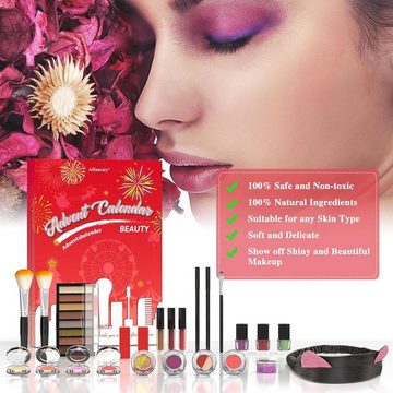 Aifanciey Adventskalender, mit Exquisite Kosmetik Geschenk 24 Tollen Beautyprodukten für Frauen