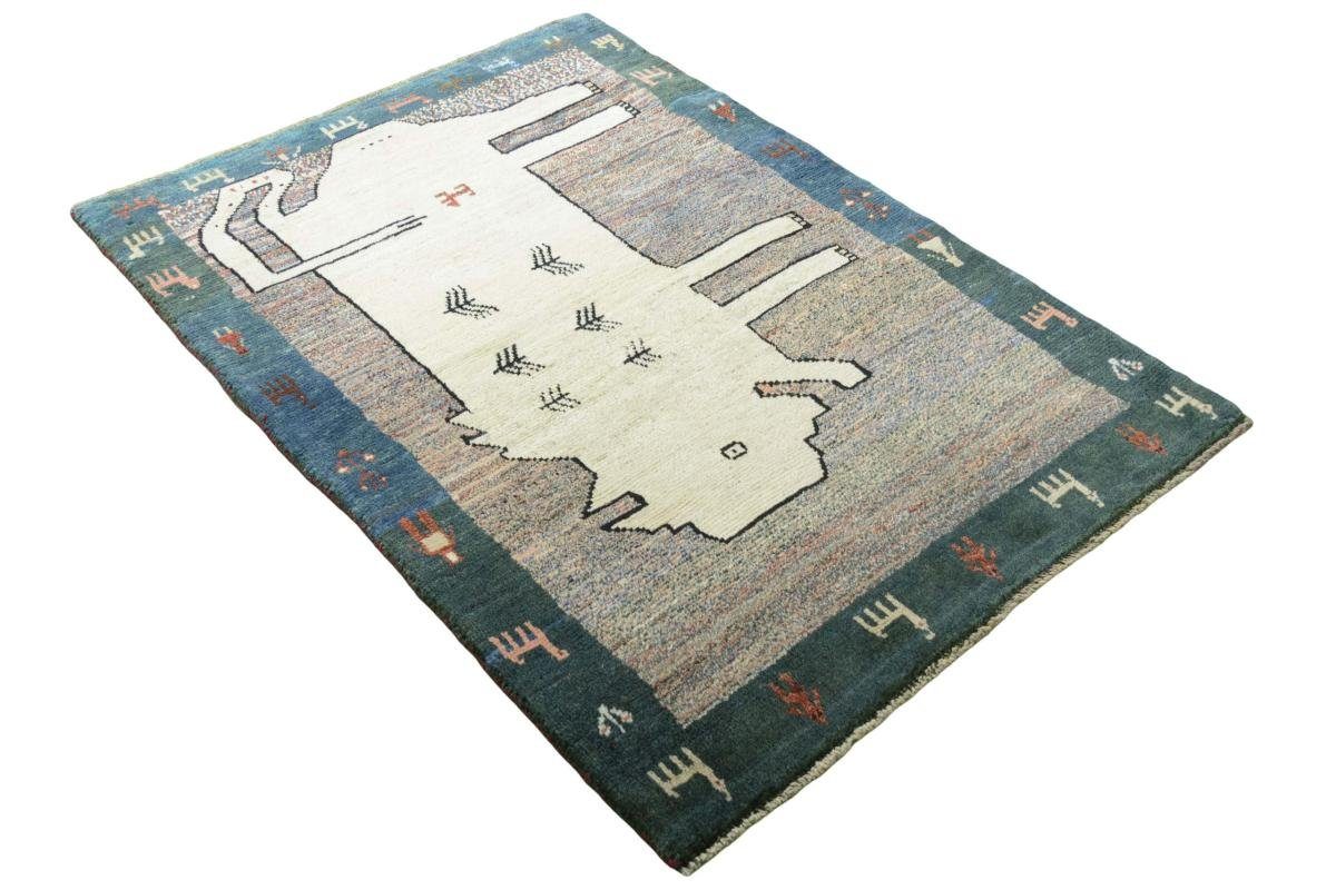 Orientteppich Perser Gabbeh Ghashghai rechteckig, mm Handgeknüpfter Trading, Nain 15 Höhe: Moderner, 102x141
