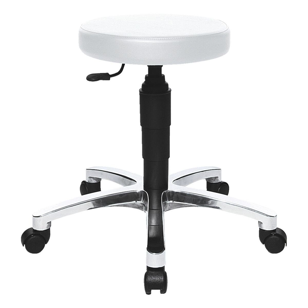 TOPSTAR Drehhocker TEC 70, hochgepolsterte Sitzfläche mit Kunstlederbezug