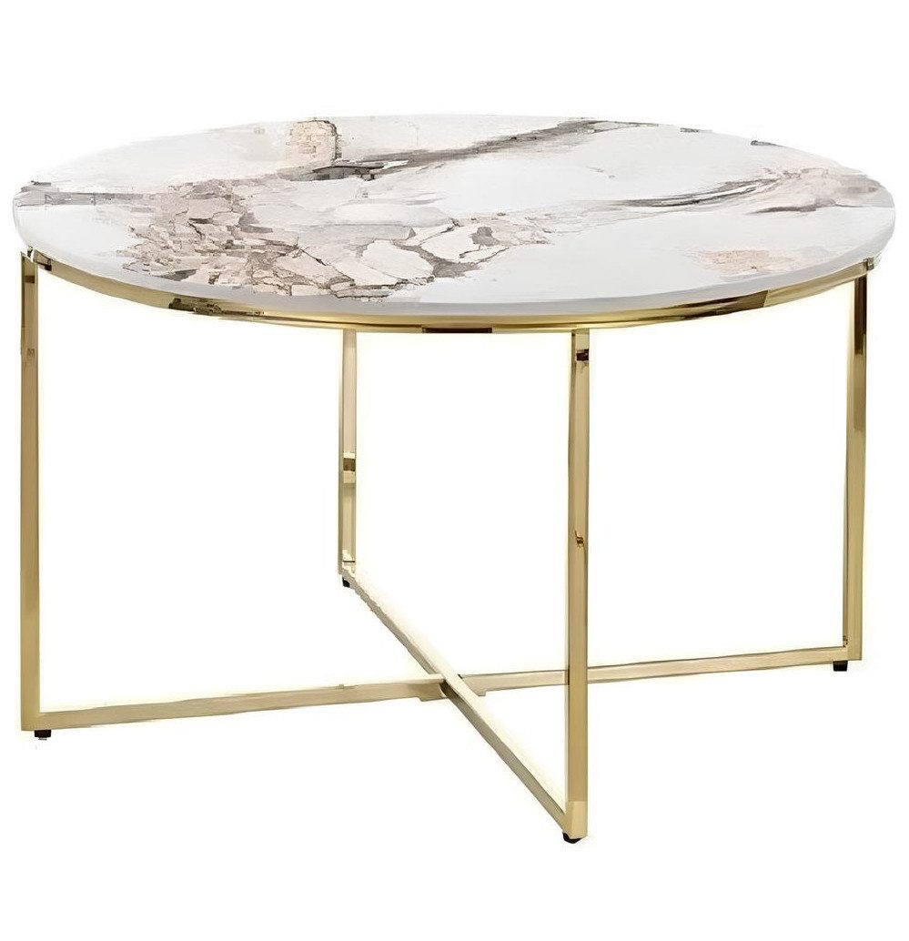 Xlmoebel Couchtisch Neuer Beistelltisch für das Wohnzimmer mit modernem Design aus Metall (1-St., Couchtisch), Hergestellt in Europa