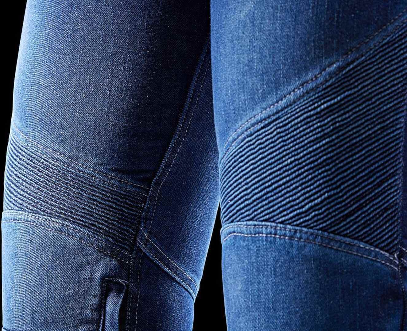 Furygan Motorradhose Purdey Evo Slim Damen Motorrad Jeans Knieprotektoren enthalten