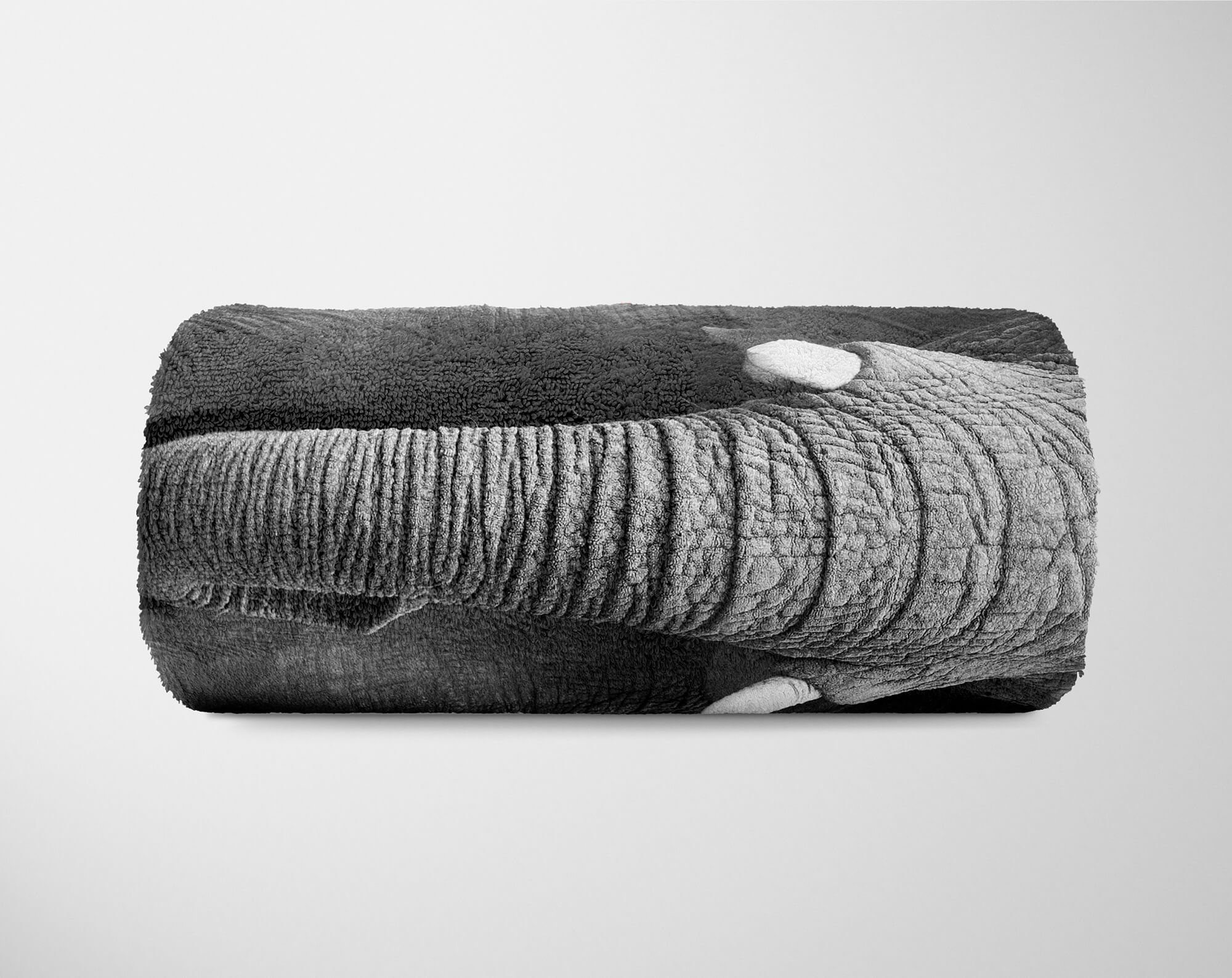 Handtuch Elefant Handtücher Handtuch Art We, Tiermotiv (1-St), mit Baumwolle-Polyester-Mix Schwarz Strandhandtuch Kuscheldecke Saunatuch Sinus