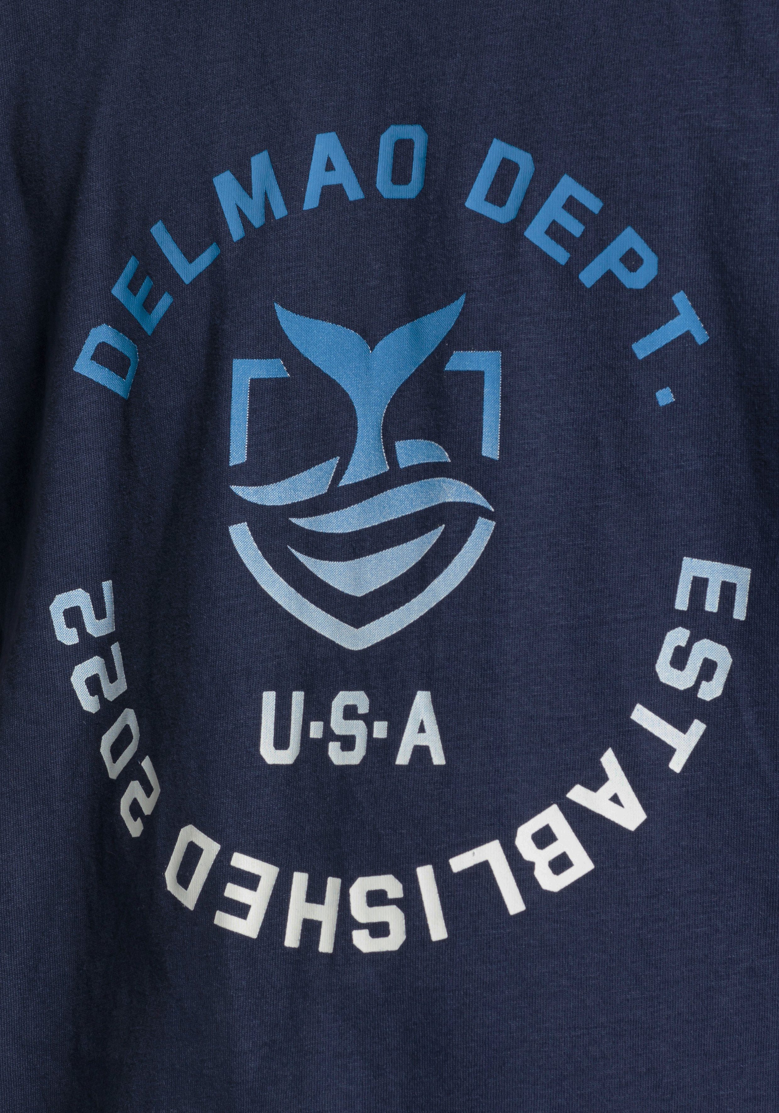 DELMAO T-Shirt MARKE für mit Jungen, NEUE Logo-Print