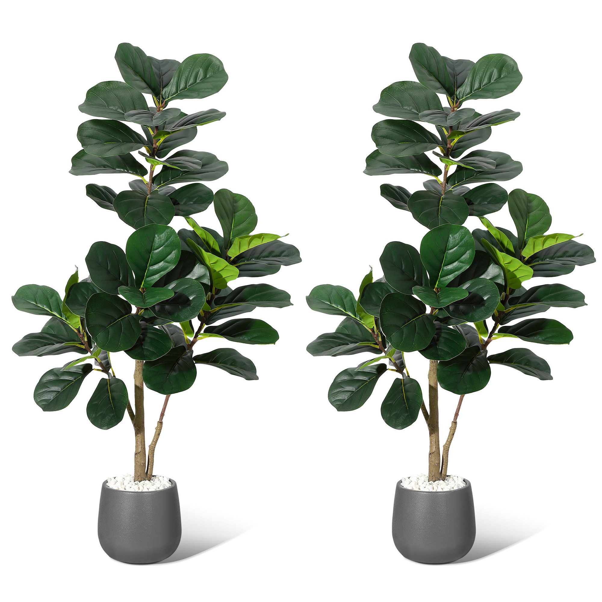 Kunstbaum Künstlicher Geigenblatt-Feigenbaum, Kunstpflanzen,künstlicher Baum, GarveeMore, Höhe 120 cm