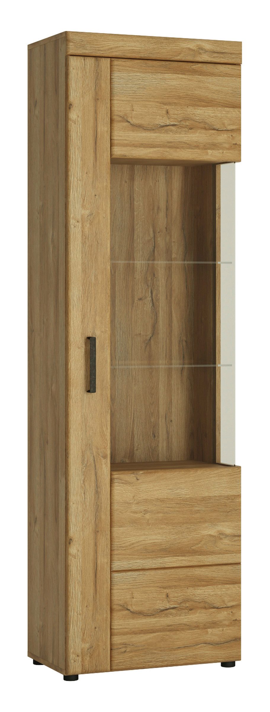 Meble Wójcik Wohnwand (3-teilig) in Grandson Eiche Dekor - 215x195x41 (BxHxT), (3-teilig)