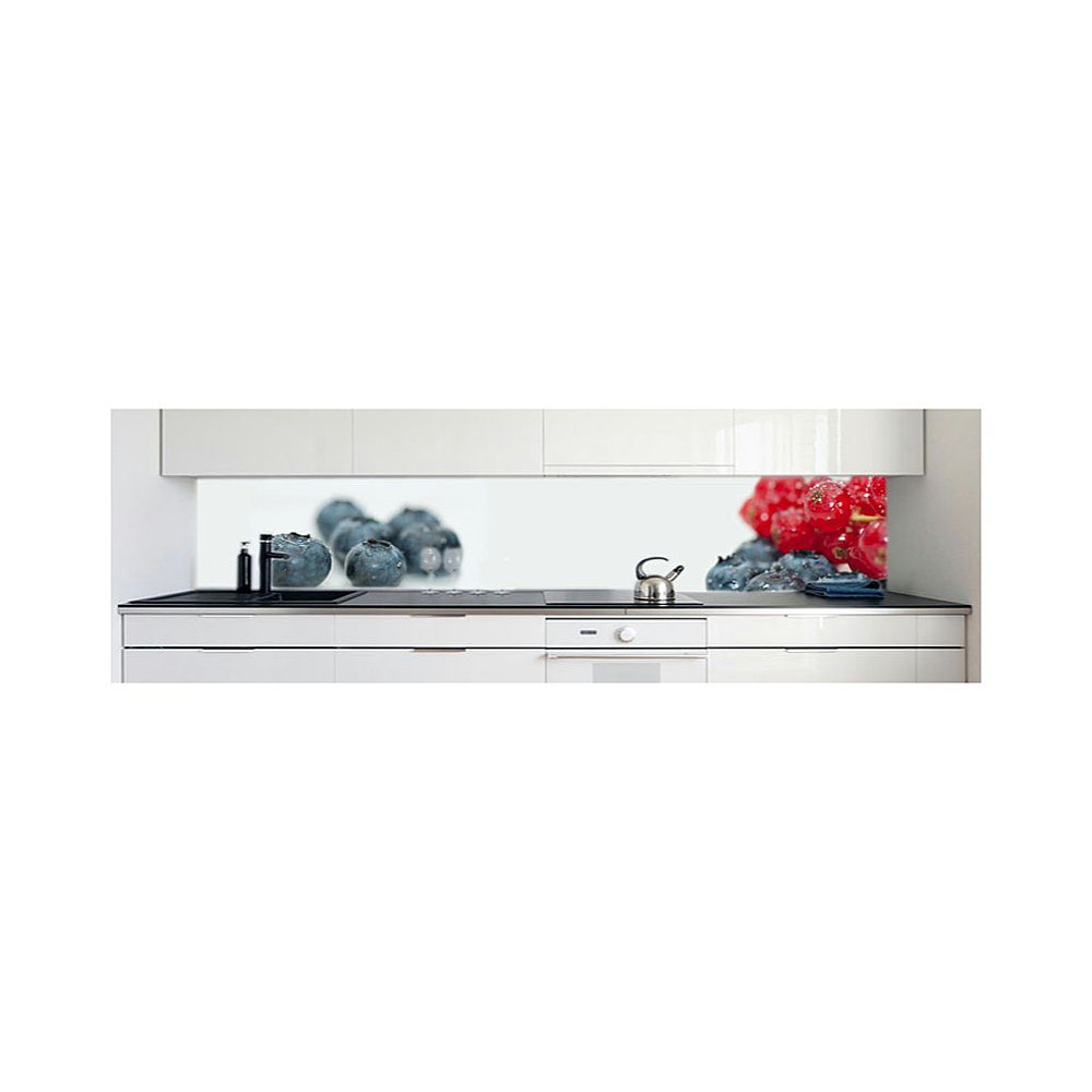 DRUCK-EXPERT mm selbstklebend Beeren Küchenrückwand Küchenrückwand Hart-PVC 0,4 Premium