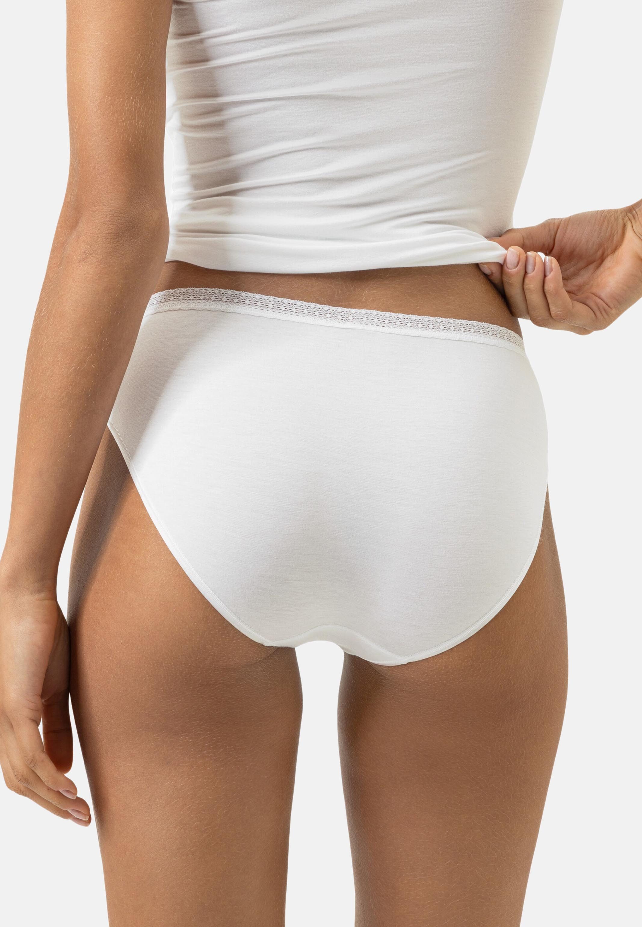 Mey Tai-Slip 5er Pack Modal Lace (Spar-Set, 5-St) Slip - Blickdicht - Feine Spitze am Bund, Luxuriöser Glanz