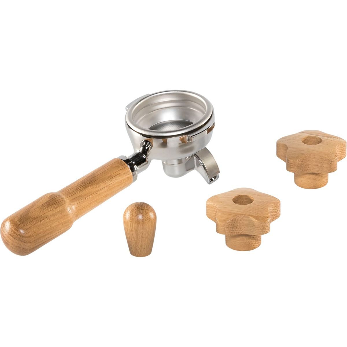 La Pavoni Tamper Kit Cellini Holz- griffe Eiche
