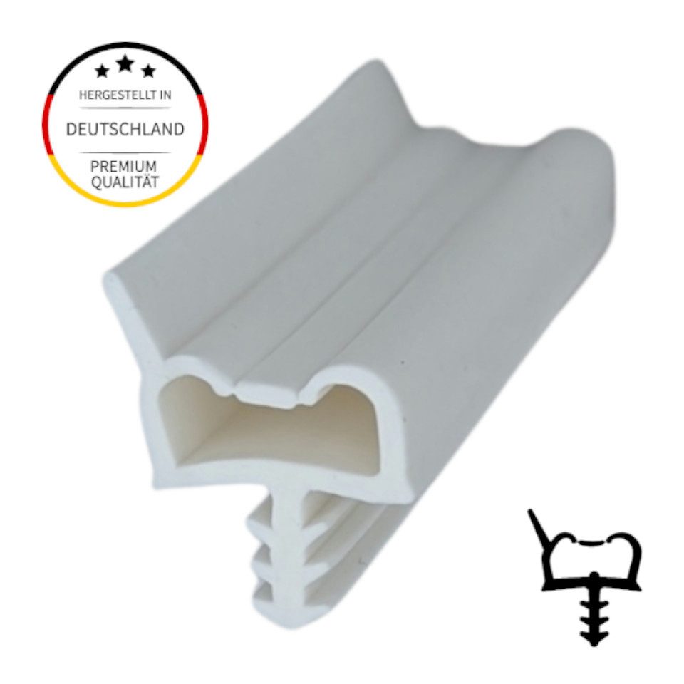 Einfach Dichtungen Türdichtband Holztürdichtung I 5m ► Langlebig und wartungsfrei