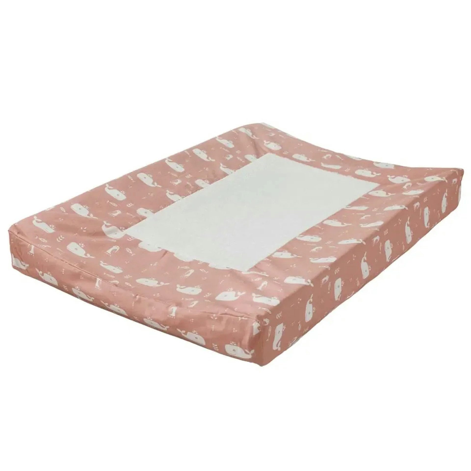 Fresk Wickelauflagenbezug Wickelauflage Bezug Wal rosa