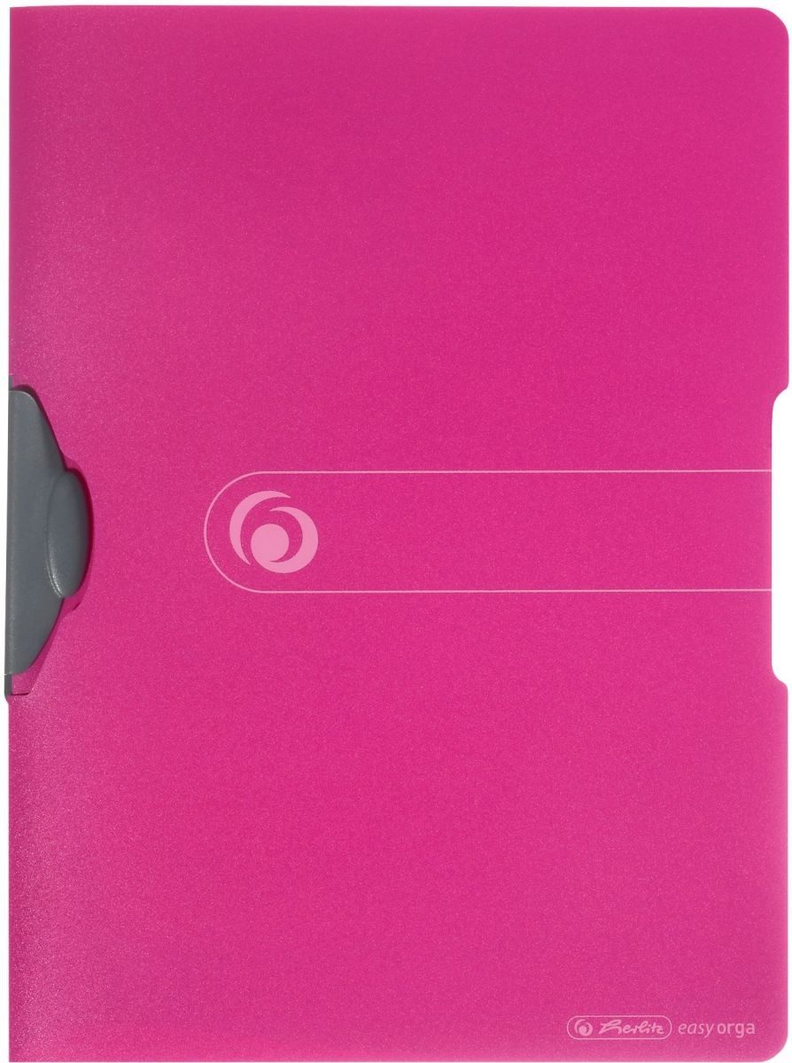 Hefter Cliphefter Express-Clip PP A4 beere opak to go (5 Stück)