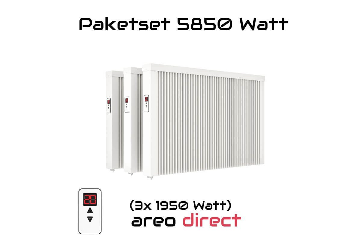 eVARMO Elektro-Heizkörper Paketset nach Wattzahl Flächenspeicherheizung günstig online kaufen