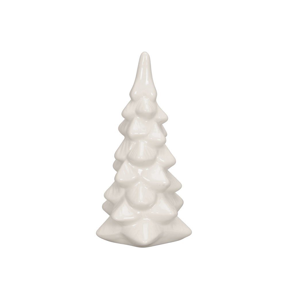 Posiwio Dekobaum Tanne WHITE weiß aus Porzellan H14,5cm Tannenbaum  Weihnachten