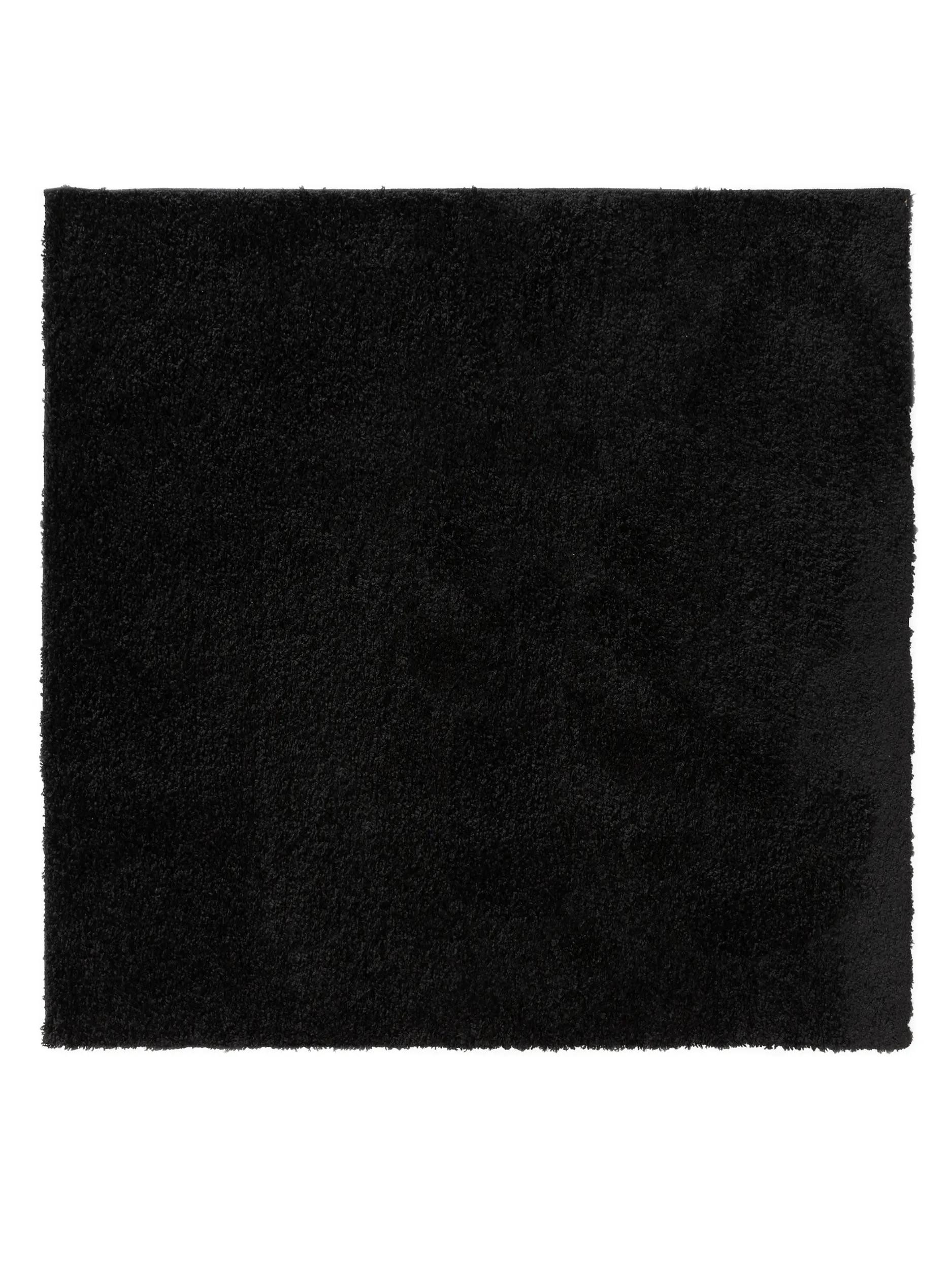 benuta Hochflor-Teppich Soho, quadratisch, Höhe: 31 mm, Teppich Wohnzimmer, Schlafzimmer, Esszimmer, Rutschfest, Waschbar