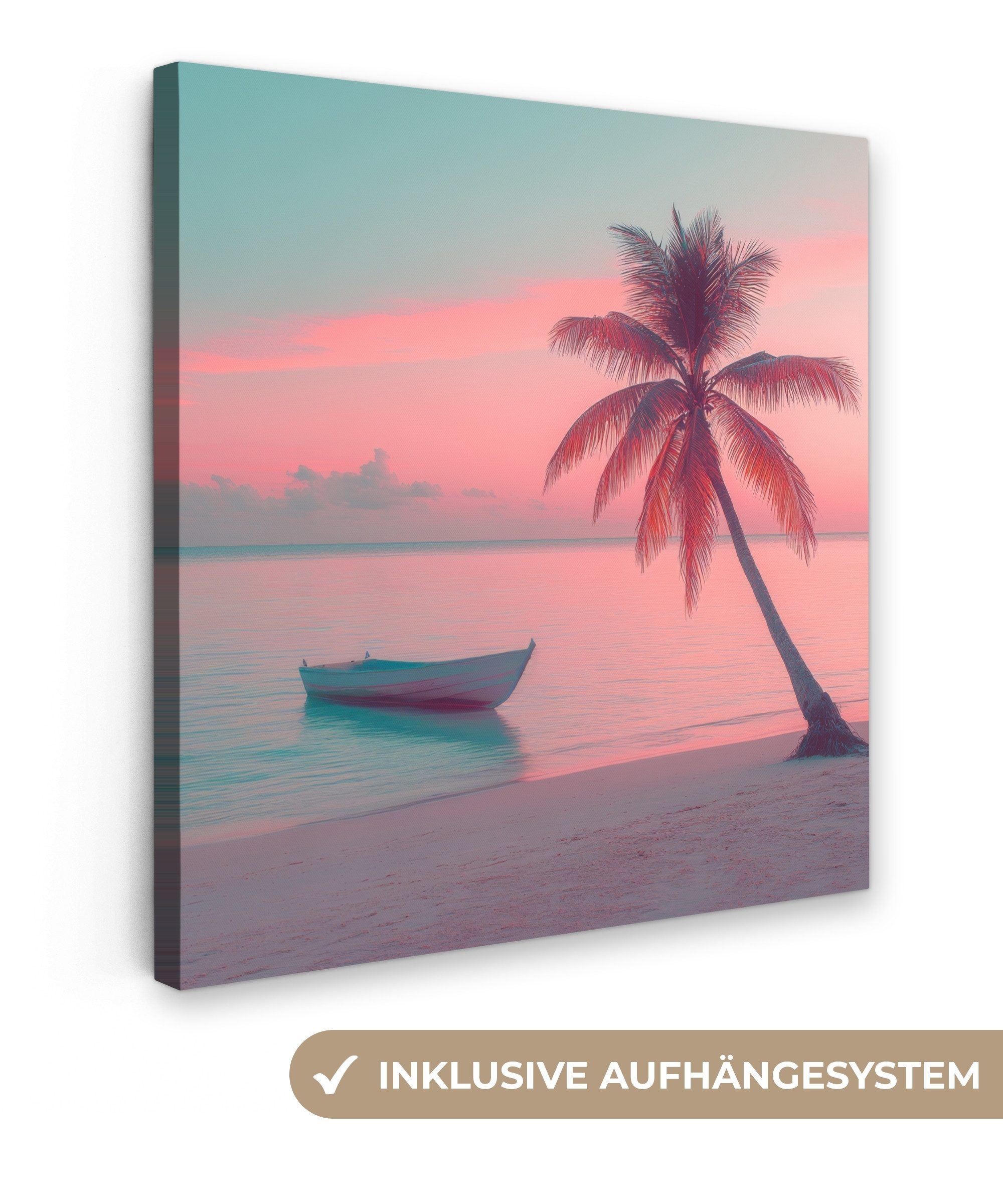 OneMillionCanvasses® Leinwandbild Meer - Boot - günstig online kaufen