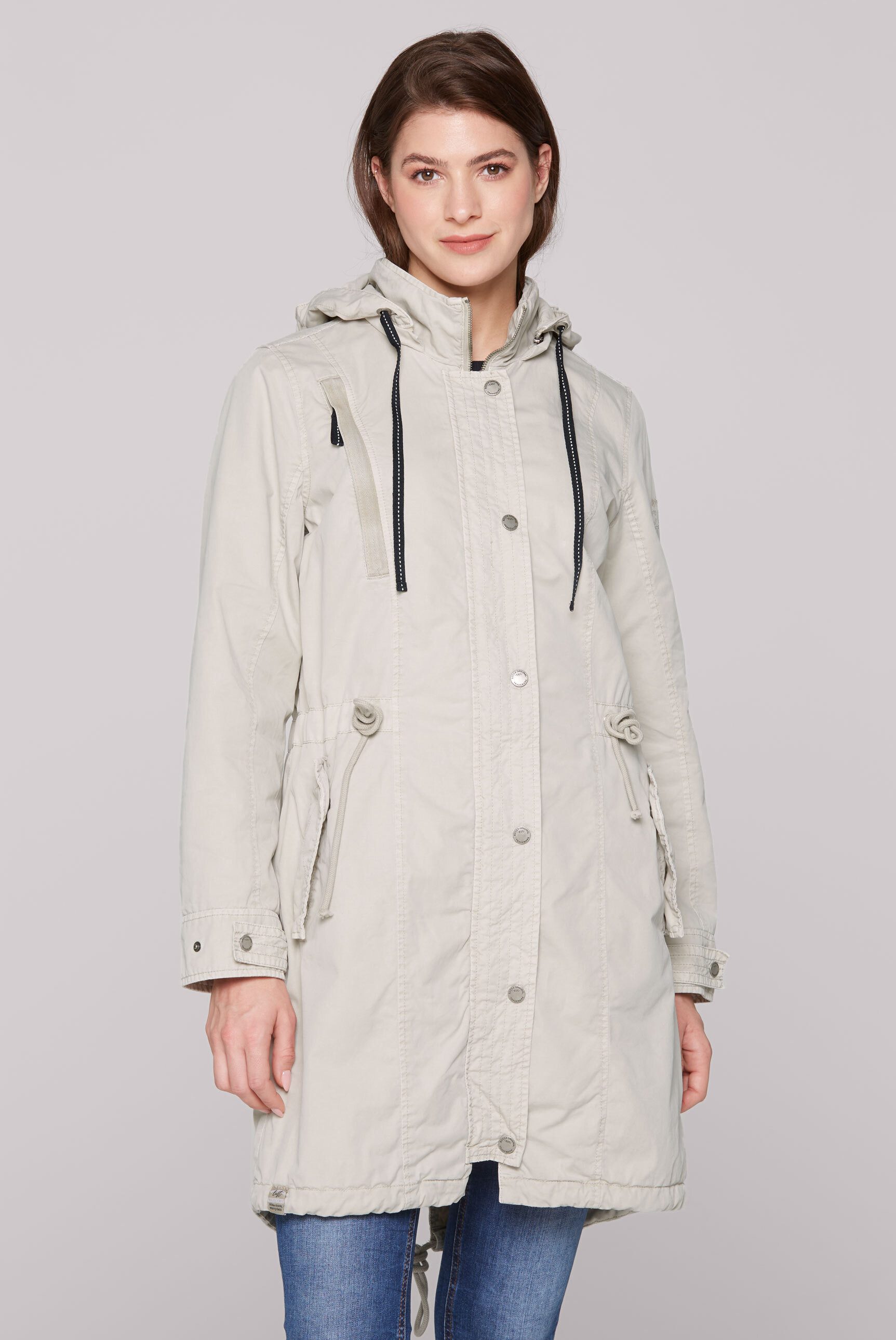 SOCCX Parka mit abtrennbarer Kapuze günstig online kaufen