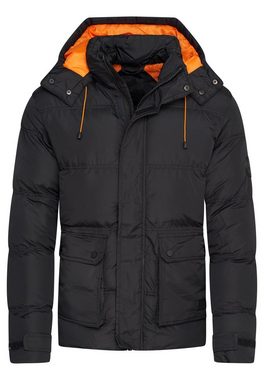 behype Steppjacke BHCOLOS mit abtrennbarer Kapuze