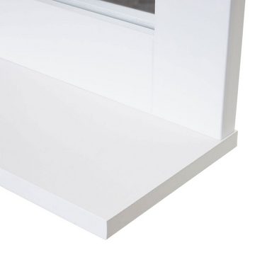 MCW Wandspiegel MCW-F75-S, Mit Ablagefläche, Zeitloses Design, Inkl. Befestigungsmaterial